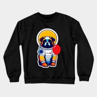 Astronaut Puppy Crewneck Sweatshirt